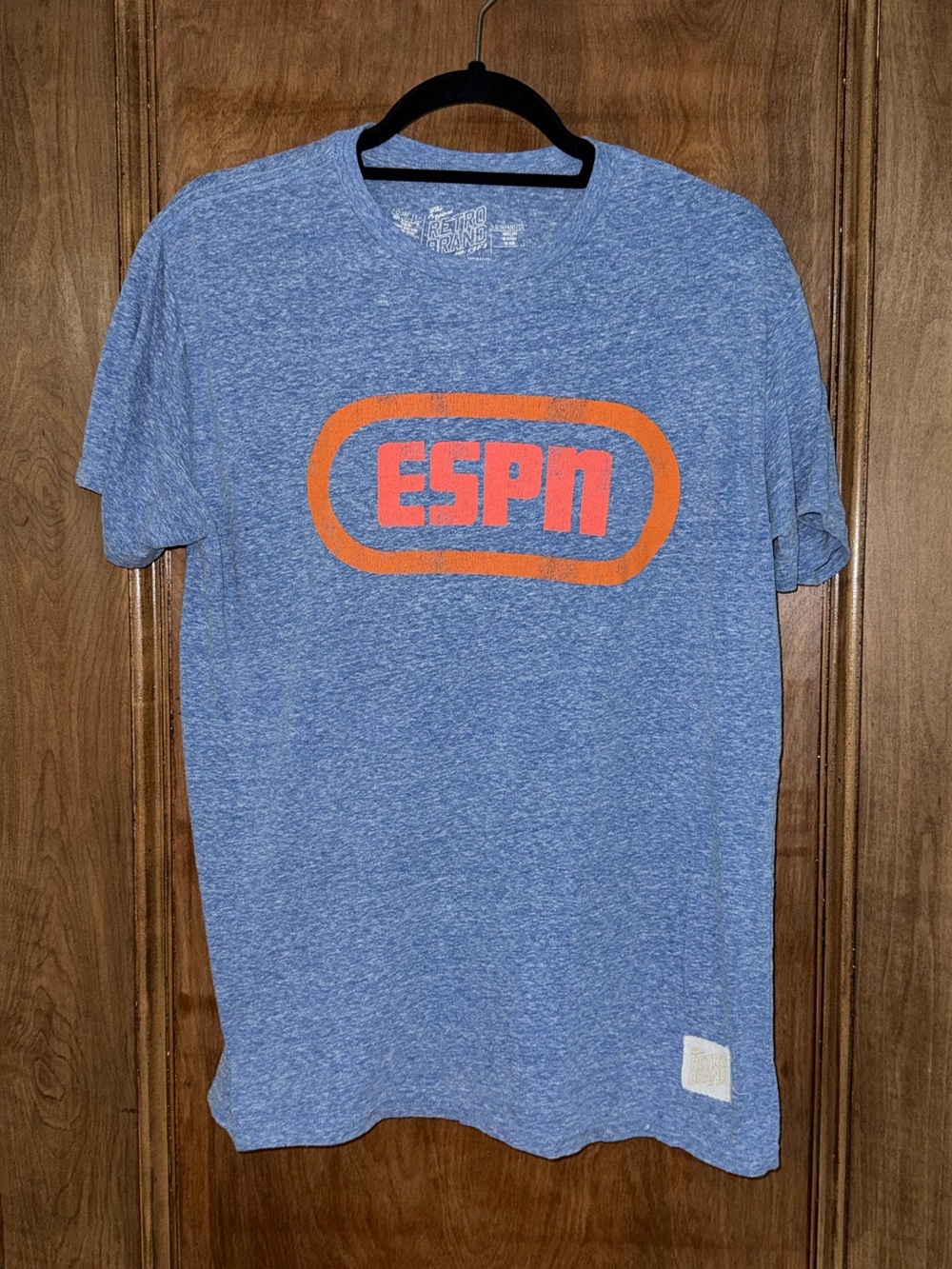 Original Retro Brand Heather Blue ESPN Logo Tee